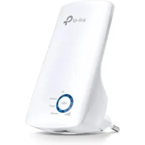 TP-Link TL-WA850RE N300 Wireless Range Extender, Broadband/Wi-Fi Extender, Wi-Fi Booster/Hotspot with 1 Ethernet Port, Plug and Play, Built-in Access Point Mode