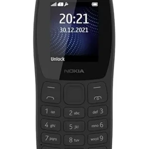 Nokia 105 Classic | Single Sim Keypad Phone with Built-in UPI Payments, Long-Lasting Battery, Wireless FM Radio, Charger in-Box | Charcoal