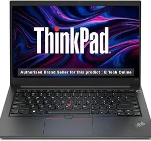 Lenovo ThinkPad E14 AMD Ryzen 5 7530U 14" (35.56 cm) WUXGA IPS 300 Nits Thin and Light Laptop (16GB RAM/512GB SSD/Win 11/Office 2021/AMD Radeon Graphics/Backlit Keyboard/FPR/Black/1.41 kg), 21JRS00U00