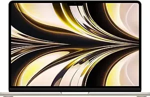 2022 Apple MacBook Air Laptop with M2 chip: 13.6-inch Liquid Retina Display, 16GB RAM, 256GB SSD Storage, Backlit Keyboard, 1080p FaceTime HD Camera. Works with iPhone and iPad; Starlight