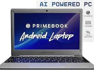 Primebook 2 Neo 2025 (New Launch) Gen 2 | 6GB RAM, 128GB UFS 2.2 Storage | MediaTek Helio G99 | Android 15 (PrimeOS 3.0) | in-Built AI | 11.6" Thin & Light | Type-C, USB, MicroSD | Gray