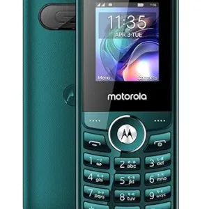 Motorola All-New A200 Dual Sim keypad Phone (with Voice Feature) | 2 Years Replacement | Long Lasting Battery | Built-in UPI Payments App | Wireless FM | Auto Call Recording (Teal Blue)