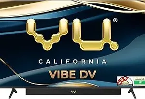 Vu 139cm (55 inches) Vibe Series 4K QLED Smart Google TV 55VIBE-DV
