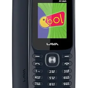 Lava A1 Josh (with BOL Feature) Dual Sim Keypad Mobile Phone | Long-Lasting Battery |22 Launguages Read Support | Auto Call Recording | Call Blink Notification (Blue Silver)