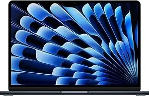 Apple 2024 MacBook Air (13-inch, Apple M3 chip with 8‑core CPU and 10‑core GPU, 24GB Unified Memory, 512GB) - Midnight