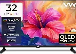 VW 80 cm (32 inches) Pro Series HD Ready Smart QLED Google TV VW32GQ1