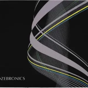 ZEBRONICS MSP-X1 Mouse Pad, for Speed and Precision Operation, Smooth Cloth Surface, Roll and Go, Optimised for All Mouse Sensors, Anti Slip Rubber Base, Surface of 232 x 182 mm