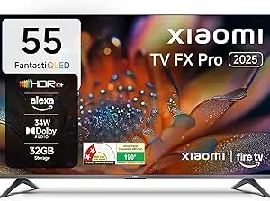 Xiaomi 138 cm (55 inch) FX Pro QLED Ultra HD 4K Smart Fire TV L55MB-FPIN